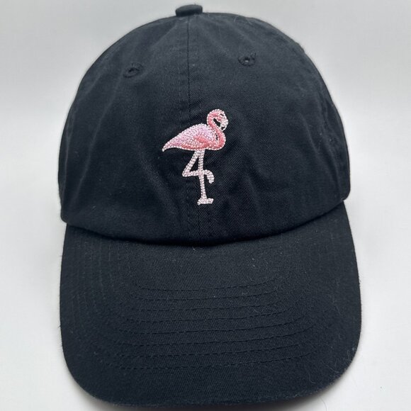 Tough OutFitters Flamingo Men Black Baseball Hat One Size Strapback GR42 - Picture 1 of 5